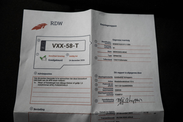 Mercedes-Benz Sprinter 316CDI L2H2 | 163 PK | 3-Zits | Climatronic | Camera | Carplay | Airco