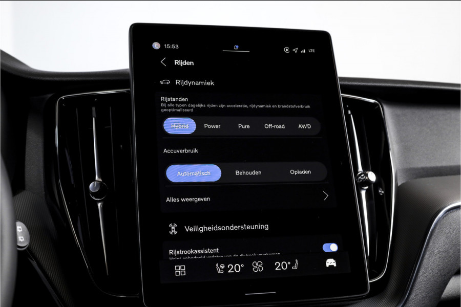 Volvo XC60 2.0 T6 Plug-in hybrid AWD Plus Black Edition | Harman/Kardon | S/K-Panodak | Dig. Cockpit | Adapt. Cruise | Elek. Klep | Stoel-+Stuurverw. | 360 Camera | NAV+App. Connect | ECC | LM 21" | 1711