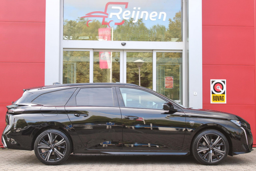 Peugeot 308 SW 1.2 MILD HYBRID 145PK DCS6 GT PACK | ELEKTRISCHE STOEL MET GEHEUGEN FUNCTIE | STOEL VERWARMING | ELEKTRISCHE ACHTERKLEP | 360° CAMERA | KEYLESS ENTRY/START | ADAPTIVE CRUISE CONTROL | 19" LICHTMETALEN VELGEN | DRAADLOZE TELEFOONLADER | DRAADLOZE APPLE CARPLAY/ANDROID AUTO | NAVIGATIE | ALCANTARA BEKLEDING | DAB+ RADIO | DODEHOEK DETECTIE |