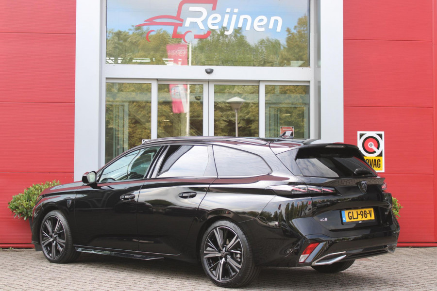 Peugeot 308 SW 1.2 MILD HYBRID 145PK DCS6 GT PACK | ELEKTRISCHE STOEL MET GEHEUGEN FUNCTIE | STOEL VERWARMING | ELEKTRISCHE ACHTERKLEP | 360° CAMERA | KEYLESS ENTRY/START | ADAPTIVE CRUISE CONTROL | 19" LICHTMETALEN VELGEN | DRAADLOZE TELEFOONLADER | DRAADLOZE APPLE CARPLAY/ANDROID AUTO | NAVIGATIE | ALCANTARA BEKLEDING | DAB+ RADIO | DODEHOEK DETECTIE |