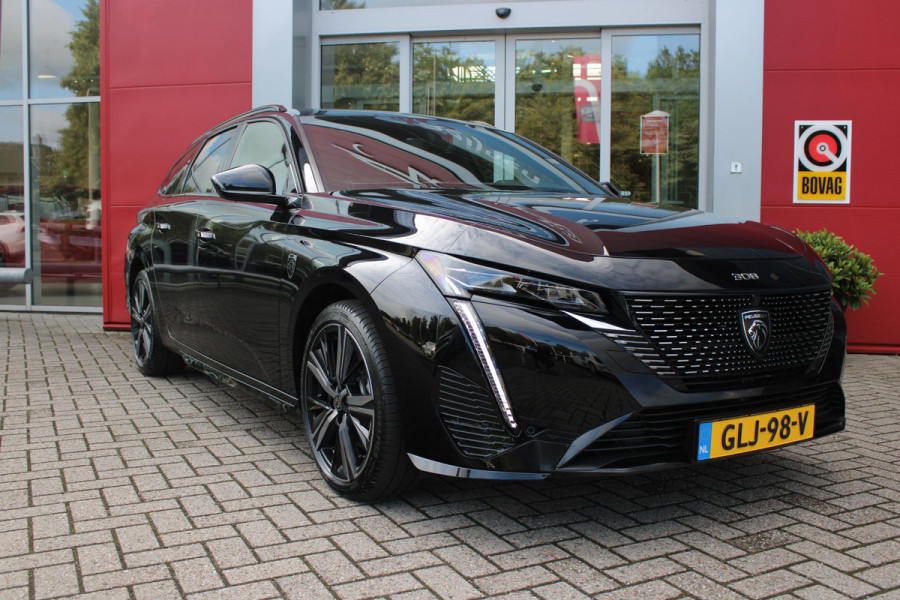 Peugeot 308 SW 1.2 MILD HYBRID 145PK DCS6 GT PACK | ELEKTRISCHE STOEL MET GEHEUGEN FUNCTIE | STOEL VERWARMING | ELEKTRISCHE ACHTERKLEP | 360° CAMERA | KEYLESS ENTRY/START | ADAPTIVE CRUISE CONTROL | 19" LICHTMETALEN VELGEN | DRAADLOZE TELEFOONLADER | DRAADLOZE APPLE CARPLAY/ANDROID AUTO | NAVIGATIE | ALCANTARA BEKLEDING | DAB+ RADIO | DODEHOEK DETECTIE |