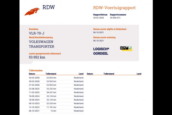 Volkswagen Transporter 2.0 TDI 111pk Euro 6 - Lang L2 - Trekhaak - Cruise - 3 Zits