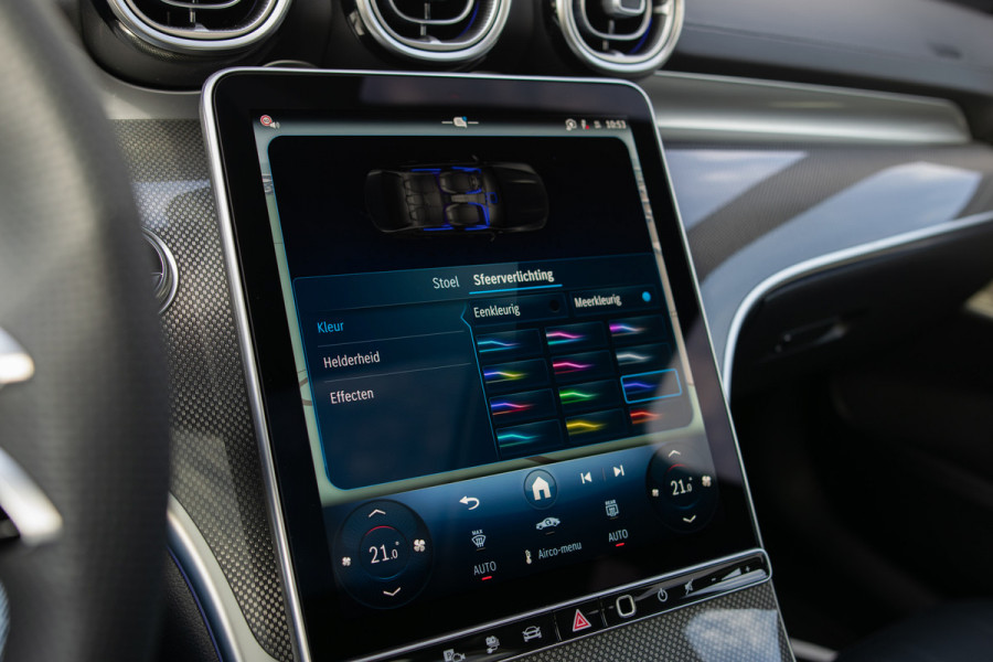 Mercedes-Benz C-Klasse 300 e AMG Magno|Nappa|Night|Rij-assistentie Plus|Keyless-Go|Stoelkoeling|Pano|360°|Burmester|19''