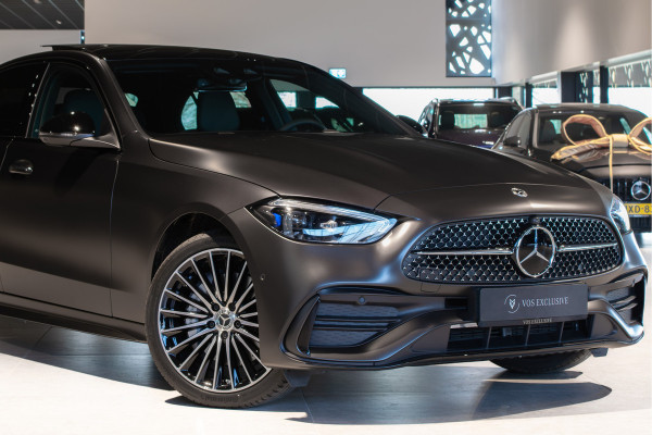 Mercedes-Benz C-Klasse 300 e AMG Magno|Nappa|Night|Rij-assistentie Plus|Keyless-Go|Stoelkoeling|Pano|360°|Burmester|19''