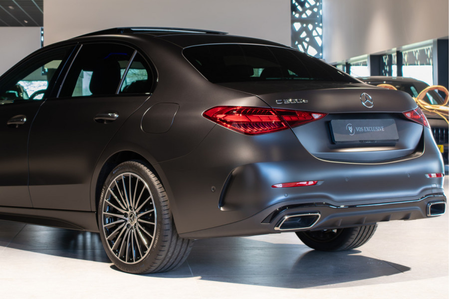 Mercedes-Benz C-Klasse 300 e AMG Magno|Nappa|Night|Rij-assistentie Plus|Keyless-Go|Stoelkoeling|Pano|360°|Burmester|19''
