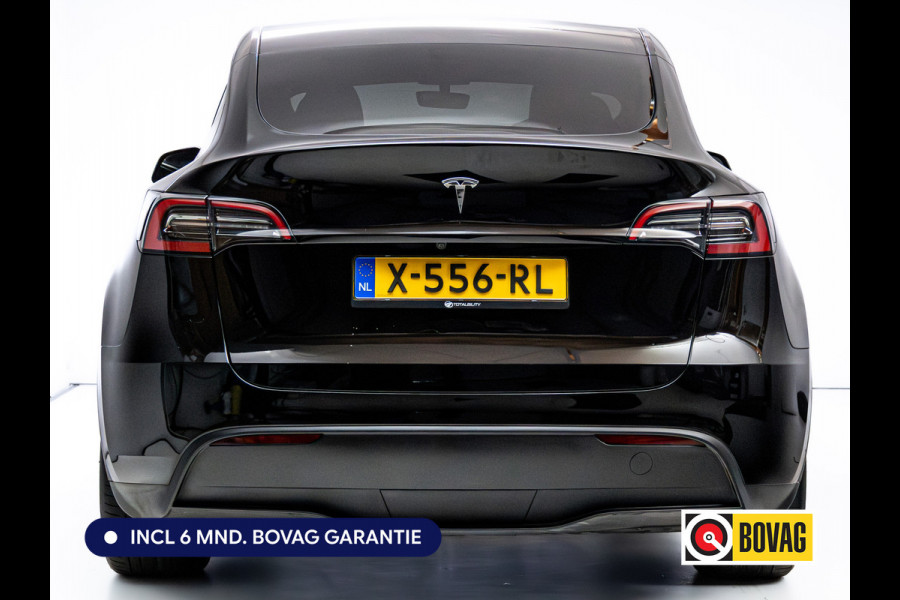 Tesla Model Y RWD 58 kWh | Panoramadak | Stoel-stuurverwarming | Zwart leder | Navigatie | Extra getint glas Camera, Autopilot, Dodehoek detector, Elektrisch verstelbare stoelen
