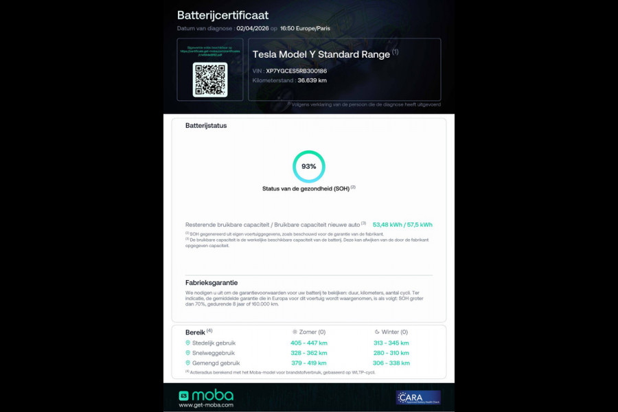 Tesla Model Y RWD 58 kWh | Panoramadak | Stoel-stuurverwarming | Zwart leder | Navigatie | Extra getint glas Camera, Autopilot, Dodehoek detector, Elektrisch verstelbare stoelen