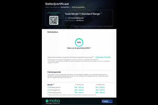 Tesla Model Y RWD 58 kWh | Panoramadak | Stoel-stuurverwarming | Zwart leder | Navigatie | Extra getint glas Camera, Autopilot, Dodehoek detector, Elektrisch verstelbare stoelen