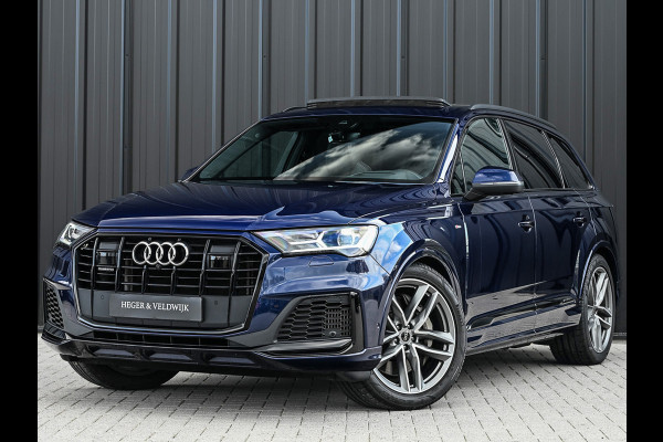 Audi Q7 55 TFSI e quattro Pro Line S | S-Seats | Panoramdak | Bang&Olufsen | Head-up | Memory | Trekhaak | Luchtvering | 360 camera | Soft-close | Adaptive cruise