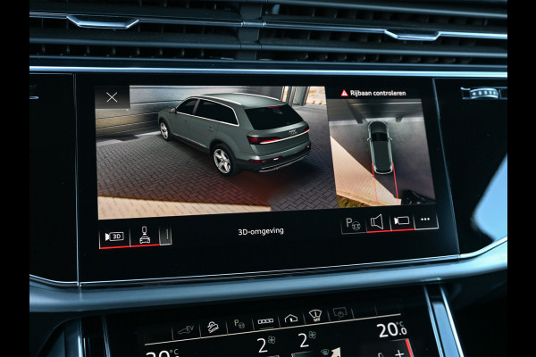 Audi Q7 55 TFSI e quattro Pro Line S | S-Seats | Panoramdak | Bang&Olufsen | Head-up | Memory | Trekhaak | Luchtvering | 360 camera | Soft-close | Adaptive cruise