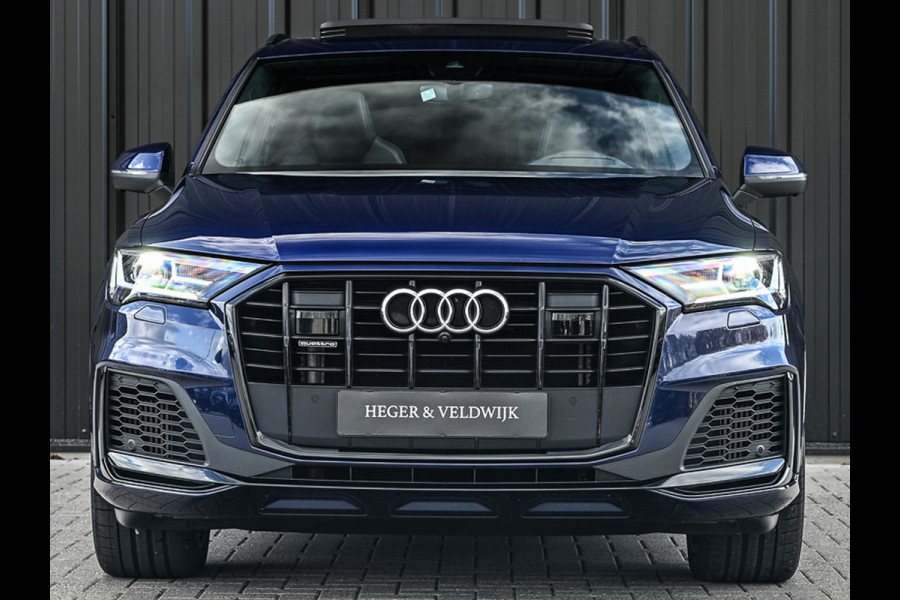 Audi Q7 55 TFSI e quattro Pro Line S | S-Seats | Panoramdak | Bang&Olufsen | Head-up | Memory | Trekhaak | Luchtvering | 360 camera | Soft-close | Adaptive cruise