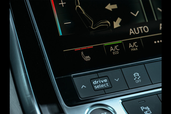 Audi Q8 55 TFSI e quattro Pro Line | Head-Up | Night vision | Luchtvering | Adaptive cruise | 360 Camera | Soft close | Keyless | Ambiance interieur | Achterbank verwarming | Trekhaak