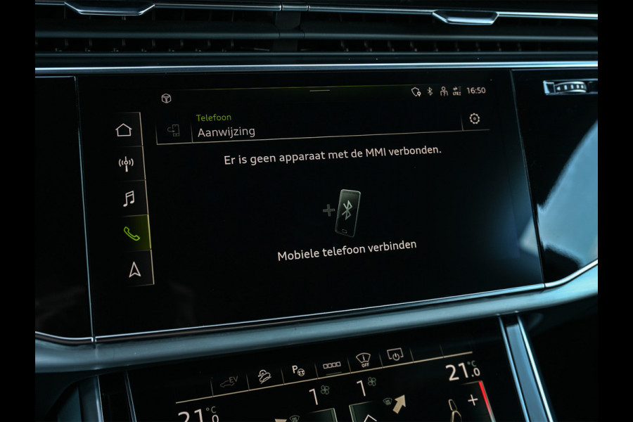 Audi Q8 55 TFSI e quattro Pro Line | Head-Up | Night vision | Luchtvering | Adaptive cruise | 360 Camera | Soft close | Keyless | Ambiance interieur | Achterbank verwarming | Trekhaak