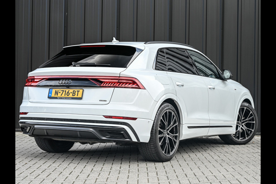 Audi Q8 55 TFSI e quattro Pro Line | S-Seats | B&O Sound | Head-Up | Night vision | Luchtvering | Adaptive cruise  | Camera | Keyless | Ambiance interieur |
