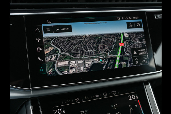Audi Q8 55 TFSI e quattro Pro Line | S-Seats | B&O Sound | Head-Up | Night vision | Luchtvering | Adaptive cruise  | Camera | Keyless | Ambiance interieur |