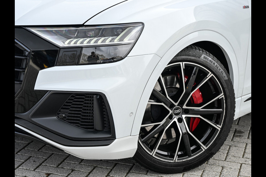 Audi Q8 55 TFSI e quattro Pro Line | S-Seats | B&O Sound | Head-Up | Night vision | Luchtvering | Adaptive cruise  | Camera | Keyless | Ambiance interieur |