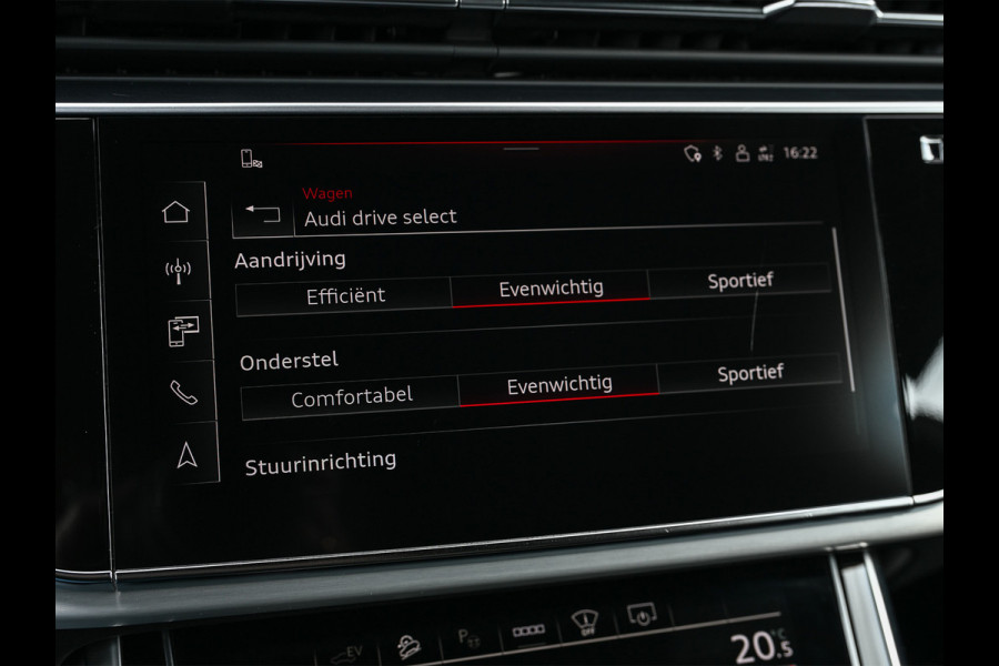 Audi Q8 55 TFSI e quattro Pro Line | S-Seats | B&O Sound | Head-Up | Night vision | Luchtvering | Adaptive cruise  | Camera | Keyless | Ambiance interieur |