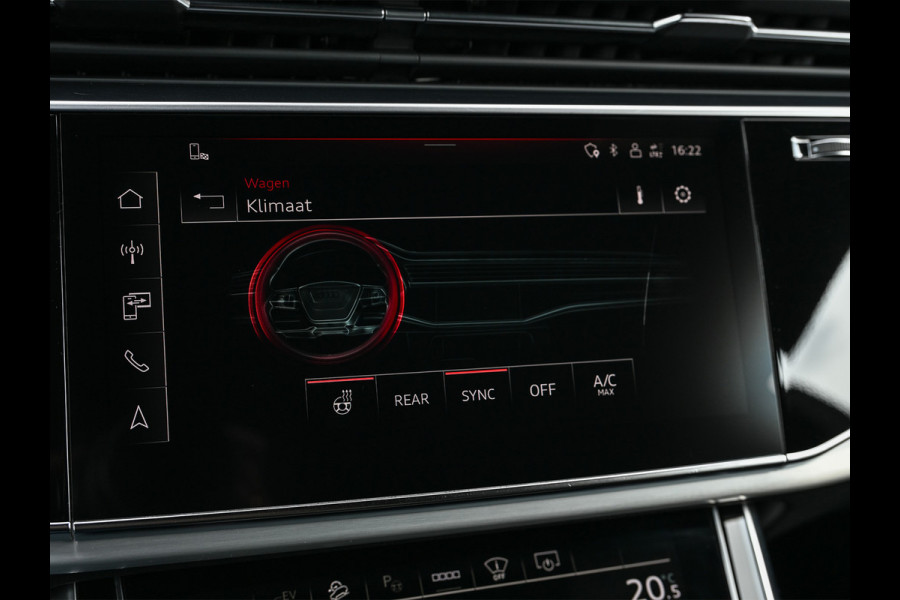 Audi Q8 55 TFSI e quattro Pro Line | S-Seats | B&O Sound | Head-Up | Night vision | Luchtvering | Adaptive cruise  | Camera | Keyless | Ambiance interieur |