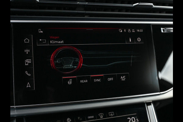 Audi Q8 55 TFSI e quattro Pro Line | S-Seats | B&O Sound | Head-Up | Night vision | Luchtvering | Adaptive cruise  | Camera | Keyless | Ambiance interieur |