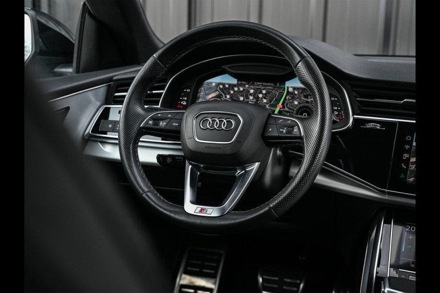 Audi Q8 55 TFSI e quattro Pro Line | S-Seats | B&O Sound | Head-Up | Night vision | Luchtvering | Adaptive cruise  | Camera | Keyless | Ambiance interieur |