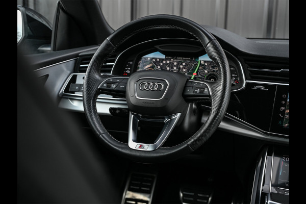 Audi Q8 55 TFSI e quattro Pro Line | S-Seats | B&O Sound | Head-Up | Night vision | Luchtvering | Adaptive cruise  | Camera | Keyless | Ambiance interieur |