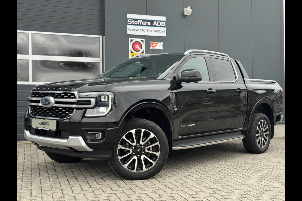 Ford Ranger 3.0 V6 241pk Platinum Double Cab | BPM VRIJ | 2-zits | Trekhaak 3500KG | 360 Cam | Leder geventileerd | Elekt. Rollo