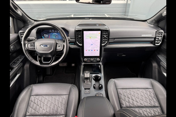 Ford Ranger 3.0 V6 241pk Platinum Double Cab | BPM VRIJ | 2-zits | Trekhaak 3500KG | 360 Cam | Leder geventileerd | Elekt. Rollo