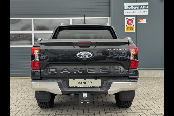 Ford Ranger 3.0 V6 241pk Platinum Double Cab | BPM VRIJ | 2-zits | Trekhaak 3500KG | 360 Cam | Leder geventileerd | Elekt. Rollo