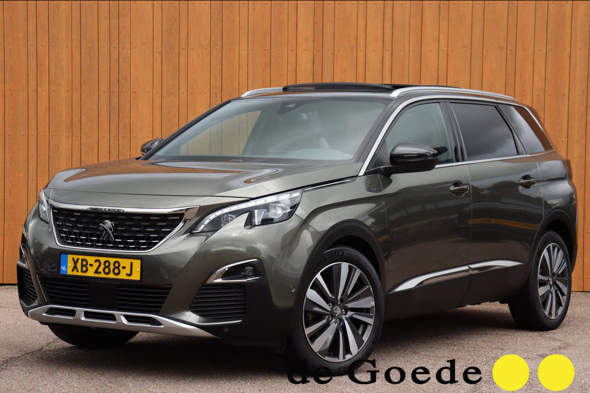 Peugeot 5008 1.2 PT BL GT-Line 7-peroons org.NL el.schuif+pano-dak camera trekhaak el.klep