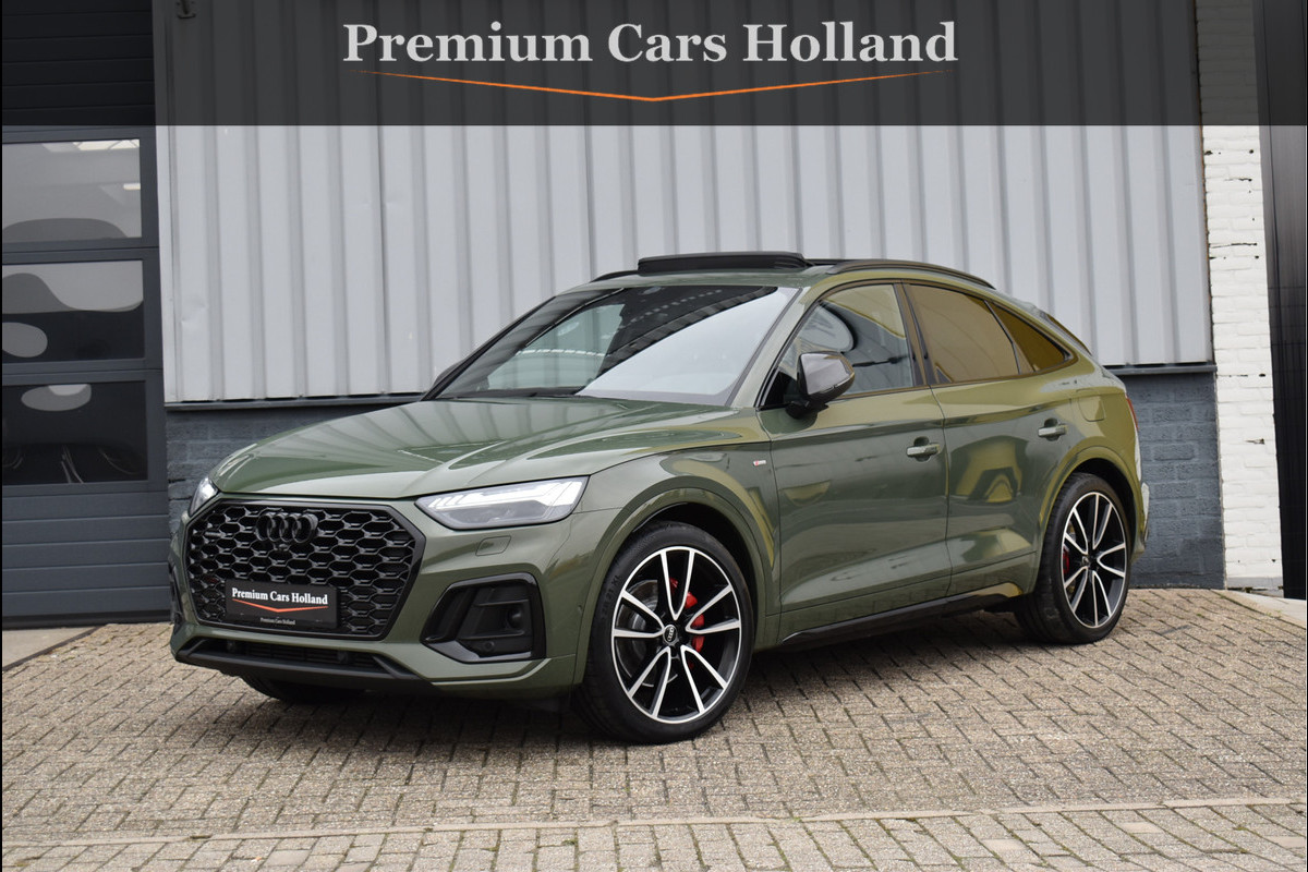 Audi Q5 Sportback 55 TFSI e S-Line 367 Pk Pano RS-Stoel Luchtvering Carbon SQ5 Keyless Matrix Oled 21 Inch
