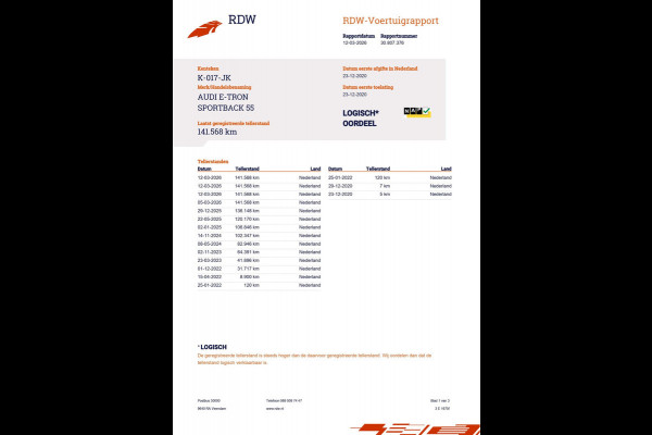 Audi e-tron Sportback 55 Quattro Business Plus 95 kWh|92%SOH|AFN.TREKHAAK|LEDER|PANO|MEMORY|ACC|CARPLAY|STOELVERW|IN.BTW|1EIG|NAP|