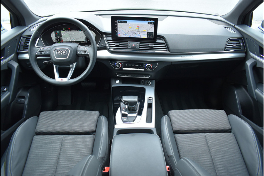 Audi Q5 50 TFSI e S-Line 299 Pk Black Optik Matrix Leder Navi Carbon 20 Inch Trekhaak