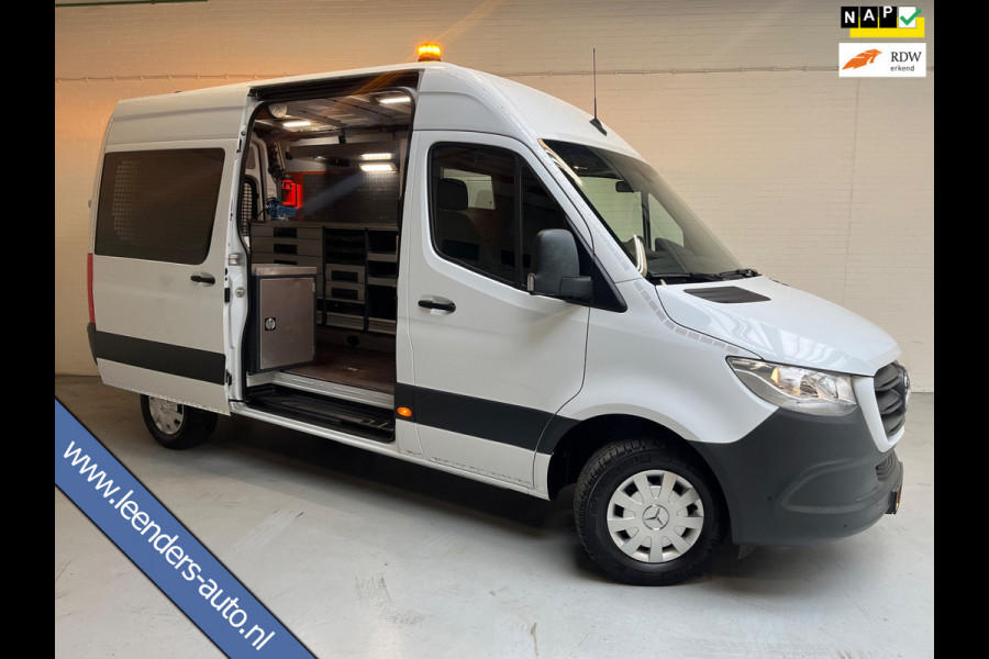 Mercedes-Benz Sprinter Automaat Servicewagen 314 2.2 CDI 140PK L2H2 euro6 BOTT, Victron V230, Standkachel Trekhaak RIJKLAARPRIJS