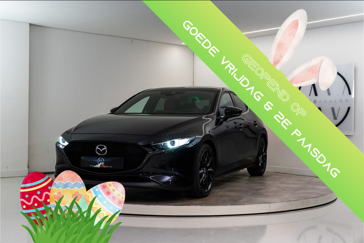 Mazda 3 2.0 e-SkyActiv-X M Hybrid 180 Luxury 187PK | NL AUTO+NAP | Bose | Leder | HUD | Elektr. Stoelen | VOL OPTIE! 12 MND Garantie