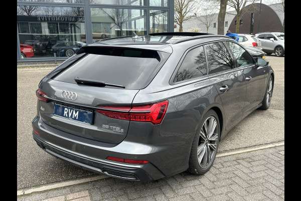 Audi A6 Avant 55 TFSI e quattro Pro Line S Competition S LINE VAN: 46.900,- VOOR 42.877,- UW LENTEVOORDEEL: 4.023,- | B&O audio | ELECTR stoelen+ geheugen | 360camera | adaptive cruise | stoelen en achterbank verwarming | panoramadak