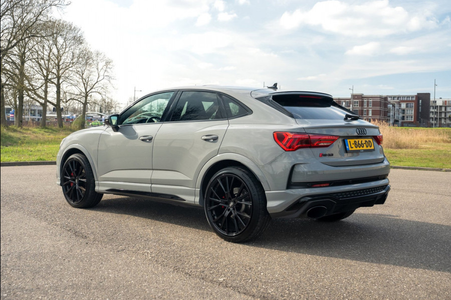 Audi RS Q3 Sportback 2.5 TFSI 511pk Quattro | B&O | MILLTEK & OPF DELETE | PANO BLACKOPTIC | RS ZETELS VALCONALEDER + MEMORY | K5