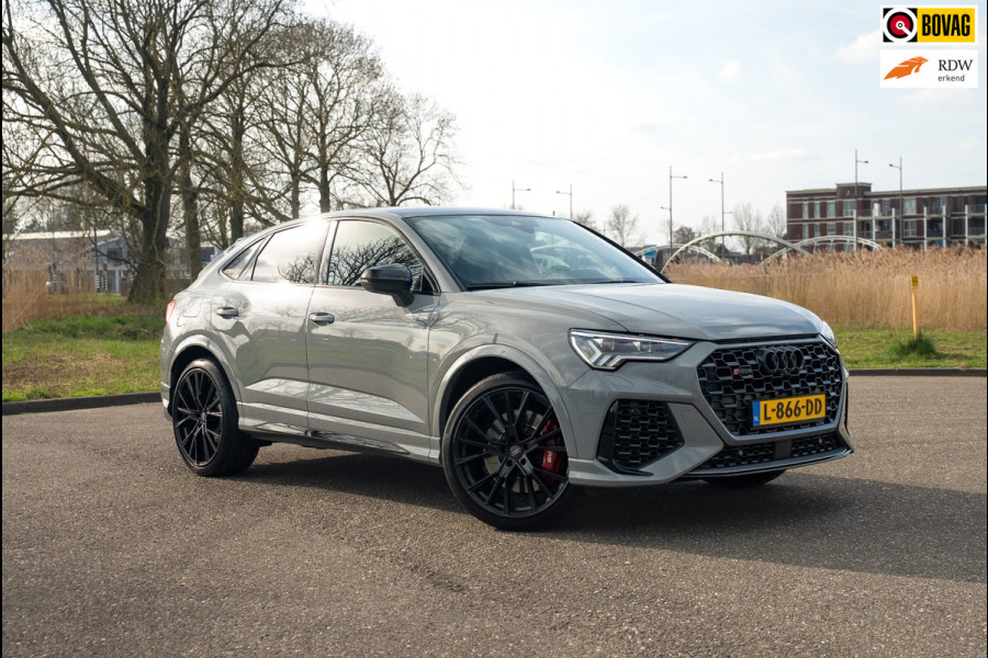 Audi RS Q3 Sportback 2.5 TFSI 511pk Quattro | B&O | MILLTEK & OPF DELETE | PANO BLACKOPTIC | RS ZETELS VALCONALEDER + MEMORY | K5