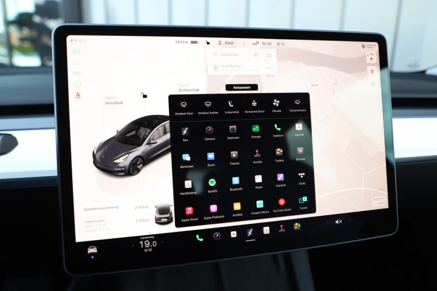 Tesla Model 3 RWD Plus 60 kWh | 283PK | Panoramadak | Stoel/Stuurverw. | Autopilot | Led | Standkachel | 2022.