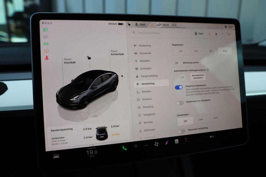 Tesla Model 3 RWD Plus 60 kWh | 283PK | Panoramadak | Stoel/Stuurverw. | Autopilot | Led | Standkachel | 2022.