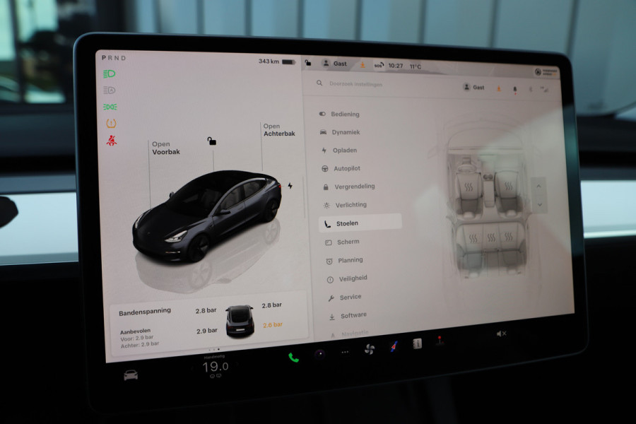 Tesla Model 3 RWD Plus 60 kWh | 283PK | Panoramadak | Stoel/Stuurverw. | Autopilot | Led | Standkachel | 2022.