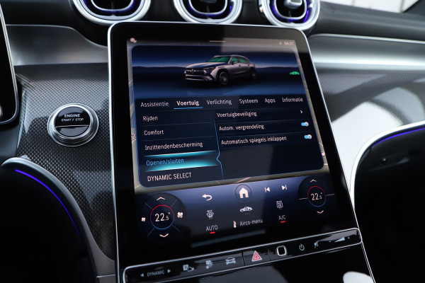 Mercedes-Benz GLC 300e AMG 4-Matic | 313PK | Massage | Keyless-go | Sfeerverlichting | Pano | Distronic+ | Stuurwielverw. | Stoelkoeling | 2024.