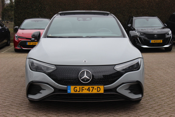 Mercedes-Benz EQE 350 AMG Line 89 kWh / SoH 95,7% / Panoramadak / Camera / Achterasbesturing / Head-up / Luxe Leder / Premium Plus-pakket / Stoelventilatie + Verwarming + Massage / Navigatie / Dodehoek / DAB / ACC