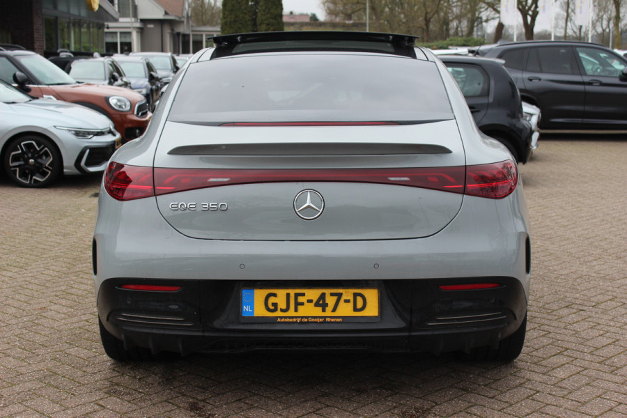 Mercedes-Benz EQE 350 AMG Line 89 kWh / SoH 95,7% / Panoramadak / Camera / Achterasbesturing / Head-up / Luxe Leder / Premium Plus-pakket / Stoelventilatie + Verwarming + Massage / Navigatie / Dodehoek / DAB / ACC
