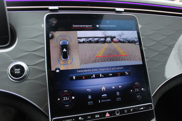 Mercedes-Benz EQE 350 AMG Line 89 kWh / SoH 95,7% / Panoramadak / Camera / Achterasbesturing / Head-up / Luxe Leder / Premium Plus-pakket / Stoelventilatie + Verwarming + Massage / Navigatie / Dodehoek / DAB / ACC