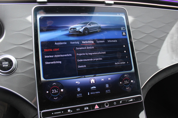 Mercedes-Benz EQE 350 AMG Line 89 kWh / SoH 95,7% / Panoramadak / Camera / Achterasbesturing / Head-up / Luxe Leder / Premium Plus-pakket / Stoelventilatie + Verwarming + Massage / Navigatie / Dodehoek / DAB / ACC