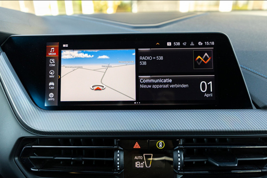 BMW 1-serie 118i High Executive M-Sport I Led I Live Cockpit Professional I Adaptive Cruise I Shadow Line I Stoelverwarming I BTW