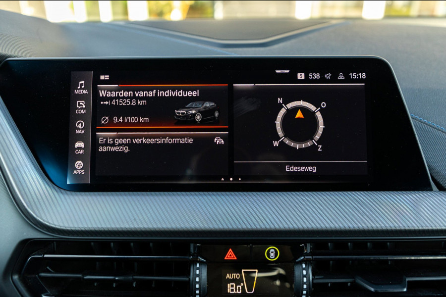 BMW 1-serie 118i High Executive M-Sport I Led I Live Cockpit Professional I Adaptive Cruise I Shadow Line I Stoelverwarming I BTW