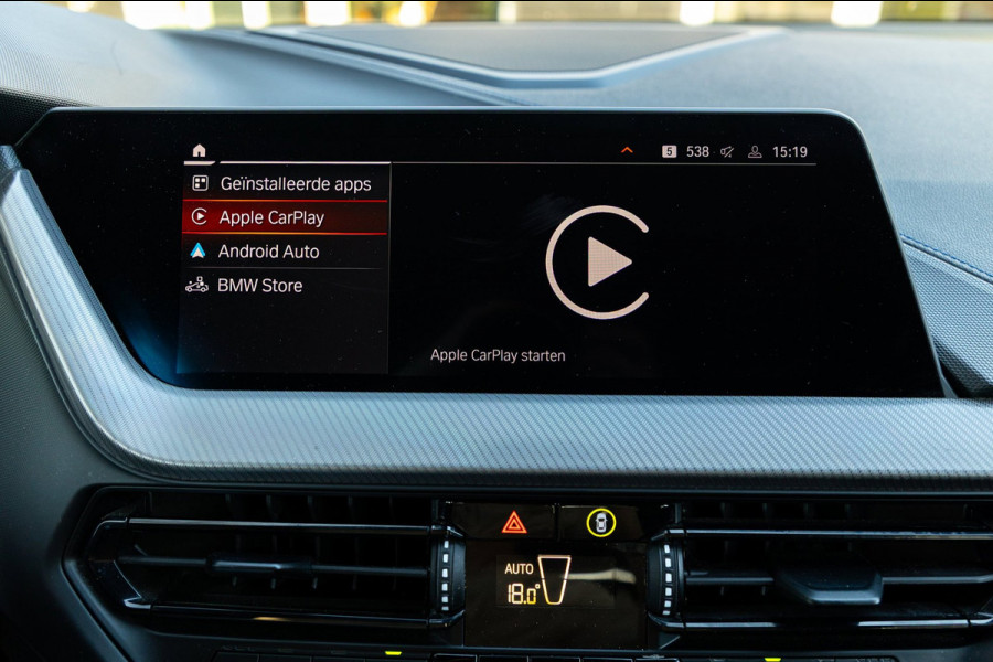 BMW 1-serie 118i High Executive M-Sport I Led I Live Cockpit Professional I Adaptive Cruise I Shadow Line I Stoelverwarming I BTW