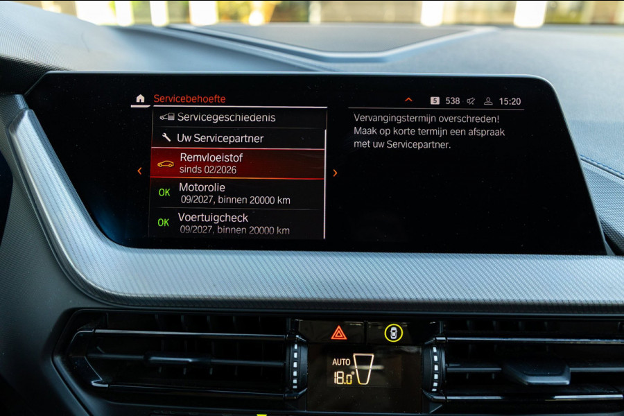 BMW 1-serie 118i High Executive M-Sport I Led I Live Cockpit Professional I Adaptive Cruise I Shadow Line I Stoelverwarming I BTW