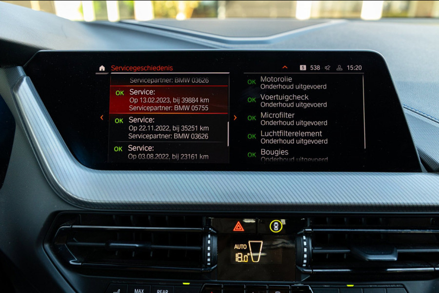 BMW 1-serie 118i High Executive M-Sport I Led I Live Cockpit Professional I Adaptive Cruise I Shadow Line I Stoelverwarming I BTW